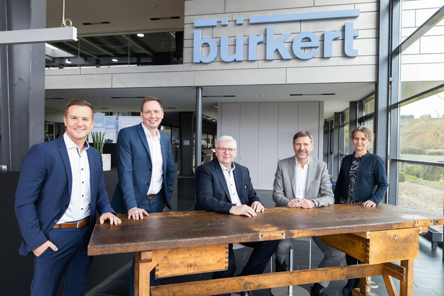 Das Managementteam von Bürkert