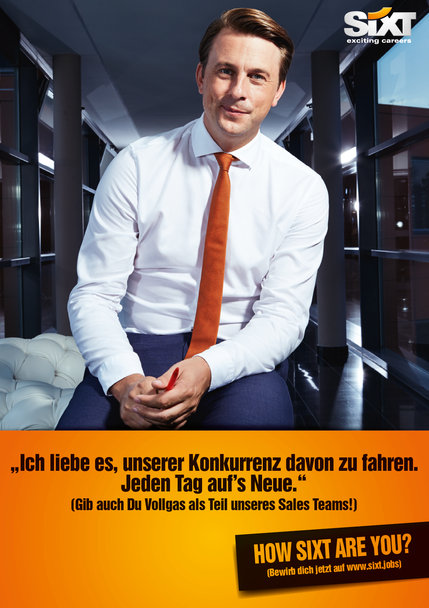 Sixt Karriere Anzeige